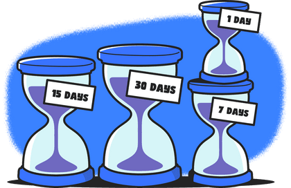 Configurable waiting periods for Legacy Kit